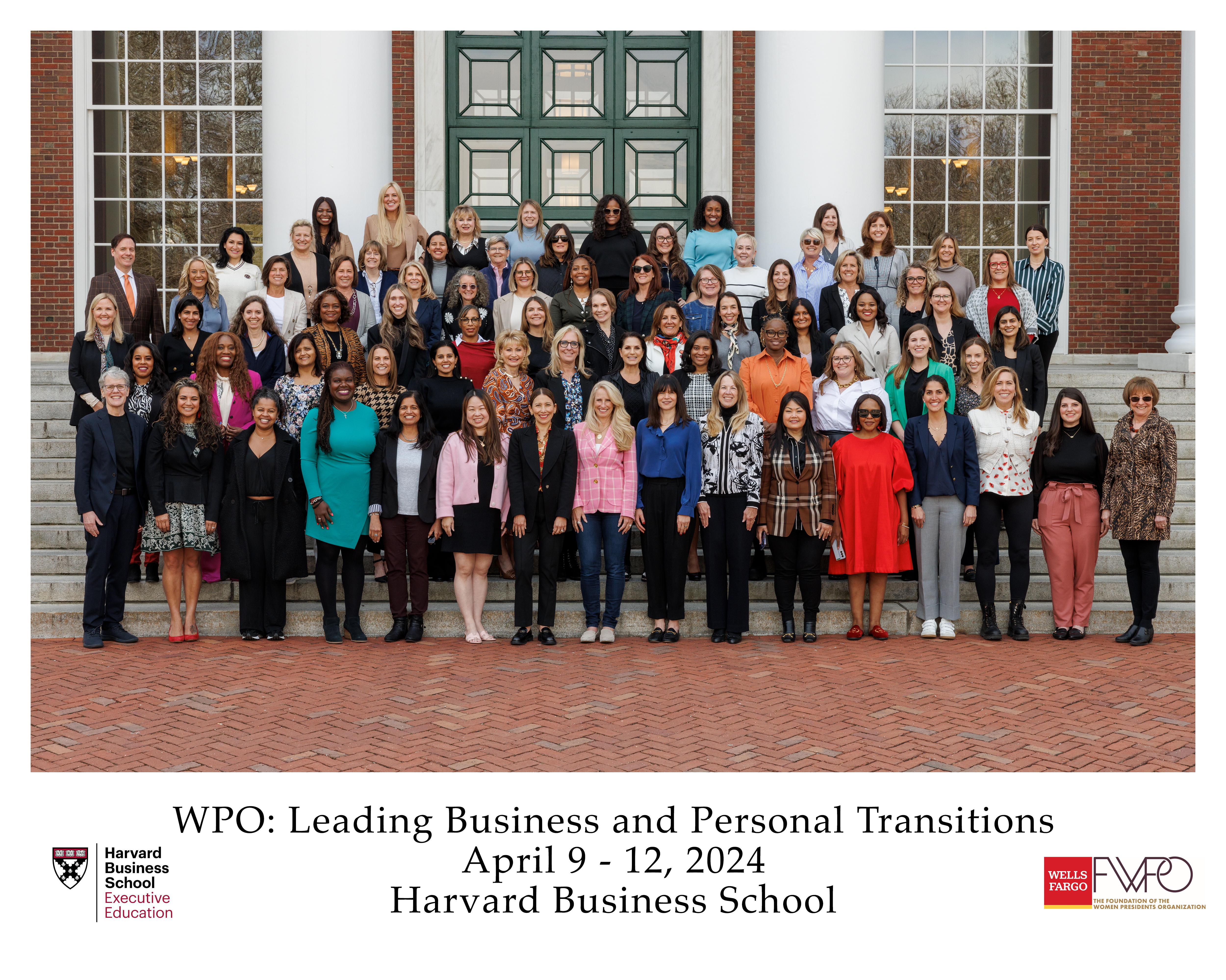 The April 2024 Harvard Business School WPO Leading Business and Personal Transitions learning cohort